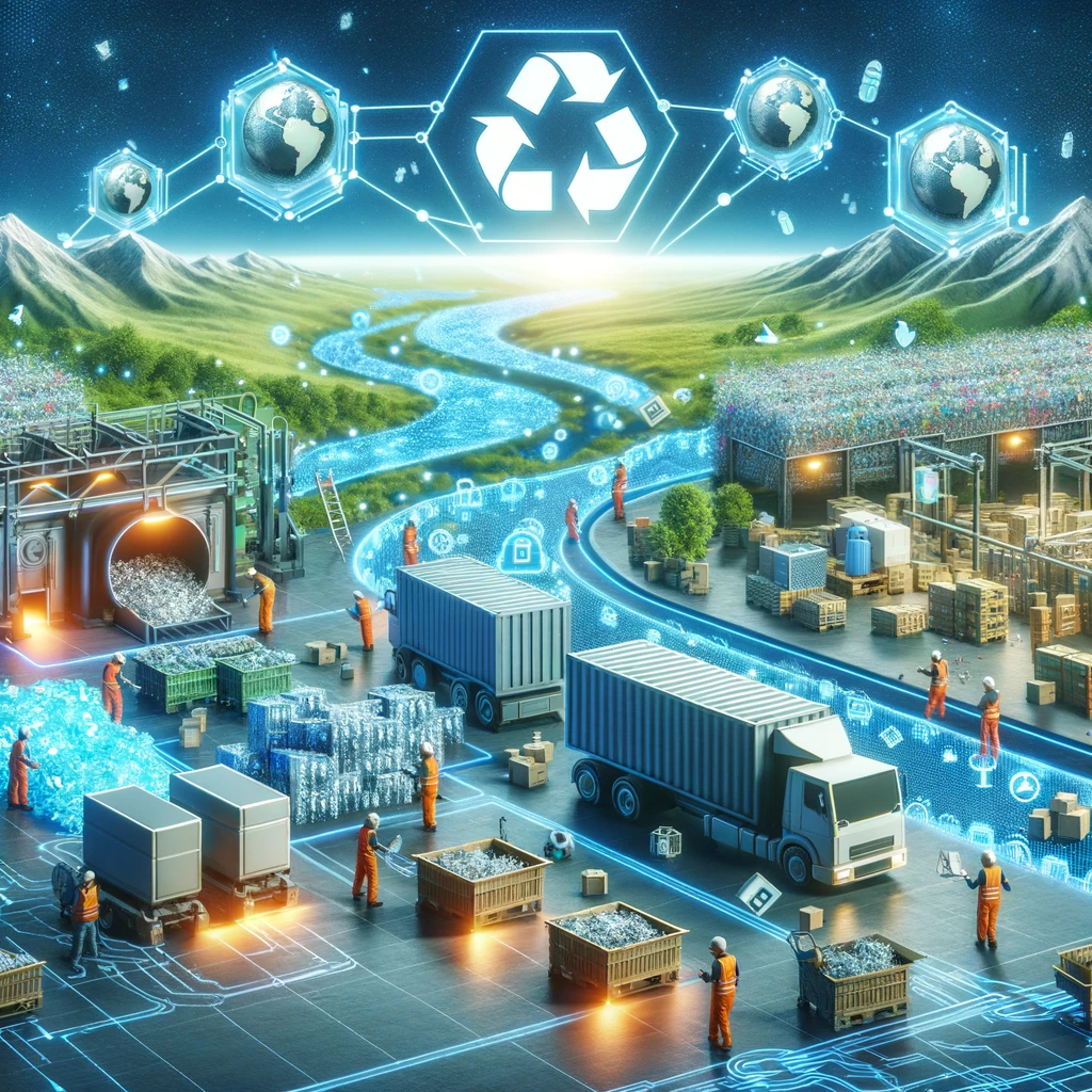 Blockchain e Plastica
